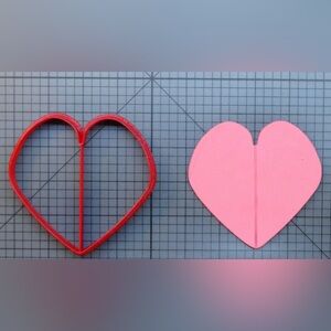 Red Heart Shaped Cookie Cutter Pokemon – Soul Badge Cookie Cutter